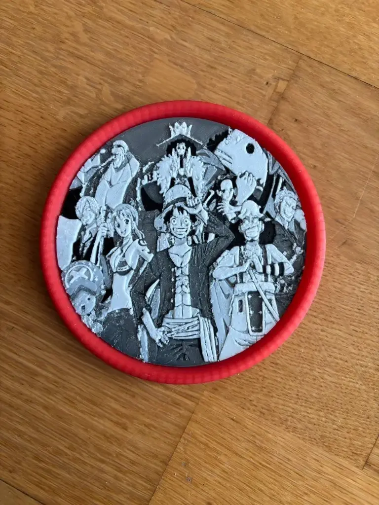 Sous verre one piece fanart