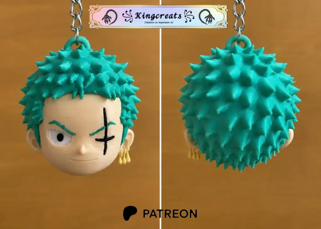 porte clef / keychain zoro 5 cm