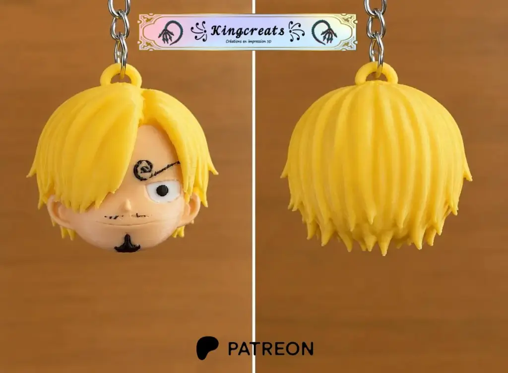 porte clef / keychain sanji 5 cm