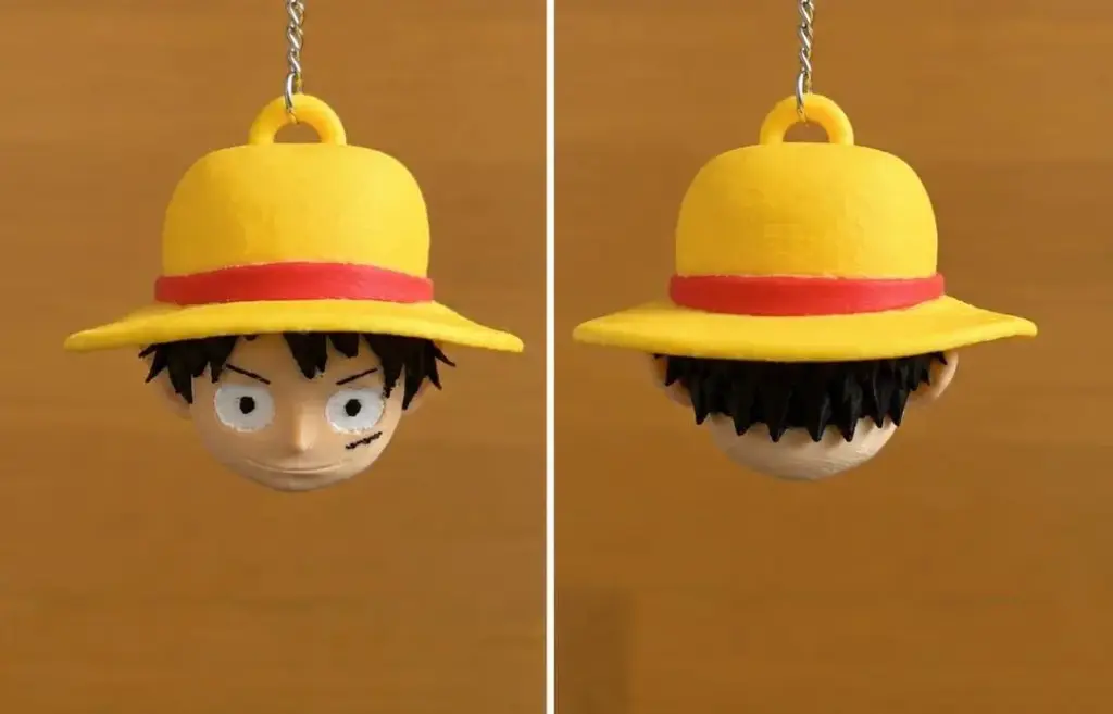 porte clef / keychain luffy 5 cm