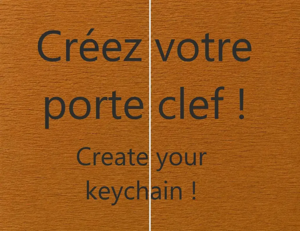 Créez votre porte clef ! / Create your keychain !