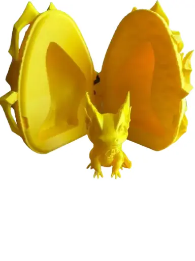 Dragon de foudre dans son oeuf
