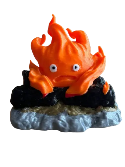 figurine calcifer du château ambulant