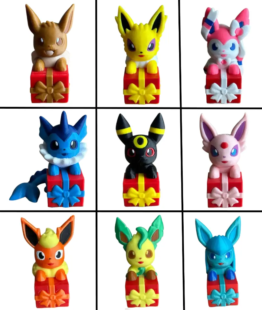 Pack 9 pokemon noël