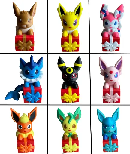 Pack 9 pokemon noël